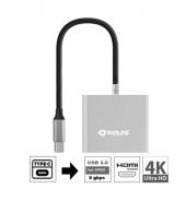 Sunline 170676 USB Type C-USB3.0+HDMI(4K*2K)+Type - 1