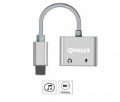 Sunline 192401 iPhone Lightning Kulaklık Şarj Çevirici - 1