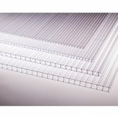 50x50cm Şeffaf-Renksiz 4mm Polikarbon Çatı Kaplama Malzemesi - 1