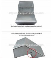 Tavşan Rabbit Askılı Kafes Yemligi Galvenizli 10 cm - 6