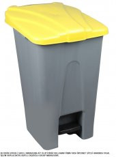 Safell Pedallı Kağıt Plastik Cam Ayrıştırma Kovası - Ayrıştırma Konteyneri - 3