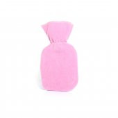 Sıcak Su Torbası,Peluş Pembe Renkli Termofor 23x15x2cm 250 ml - 1