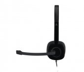 LOGITECH 981-000589 H151 MİKROFONLU KULAKLIK,SİYAH - 2