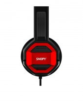 SNOPY Bonny Kırmızı 3.5 Mm Kablolu Kulaküstü Kulaklık - 3