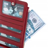 Bouletta V Wallet Deri Kadın Cüzdan V4 Kırmızı - 5