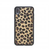 Bouletta Apple iPhone X-XS Uyumlu Deri Cüzdanlı Kılıf Leopar - 3