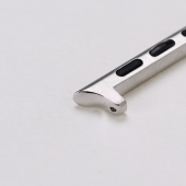 Apple Watch 42-44mm Pimli Metal Kordon Adaptörü - Gümüş - 4