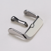 Apple Watch 42-44mm Pimli Metal Kordon Adaptörü - Gümüş - 5