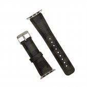Bouletta Apple Watch Uyumlu Deri Kordon 42-44-45mm Kamuflaj Yeşil - 10