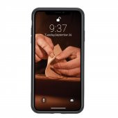 Bouletta Apple iPhone XS Max Uyumlu Deri Arka Kapak G2 Kahve - 2