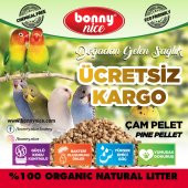Bonny Nice Doğal Çam Pelet Evcil Kuş Altlığı 10 kg 17 l - 6