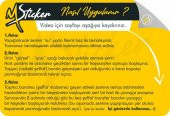 Mustafa Kemal Atatürk İmza Sticker / Araba sticker - 5