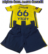 FENERBAHÇE KİŞİYE ÖZEL İSİM BASKILI ÇOCUK FORMA+ŞORT - 4