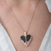 Gümüş Kalbin Sırrı Bayan Kolye - 3