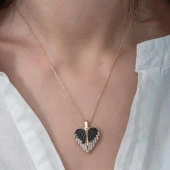 Gümüş Kalbin Sırrı Bayan Kolye - 4