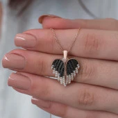 Gümüş Kalbin Sırrı Bayan Kolye - 6