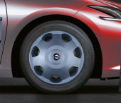 Nissan 14 Inç 4Lü Set Kırılmaz Esnek Amblem Hediyeli  Jant Kapağı - 1