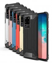 Samsung Galaxy S20 Ultra Kılıf Çift Katmanlı Crash Darbe Koruyuculu-(MBBGDFV-6T) - 1