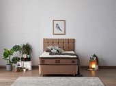 W.Cotton 120x200 Tek Kişilik Pedli Yatak Full Ortopedik Yaylı Yatak - 2