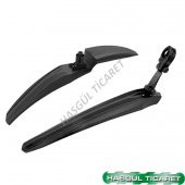 HSGL BİSİKLET PLASTİK  ÖN ARKA  ÇAMURLUK SET 26-28 - 1