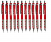 Rotring Versatil Kalem Tikky 0.7 MM Kırmızı 12li 1904501904507 - 1