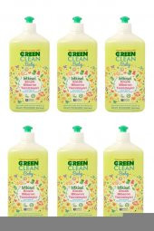 U Green Clean Organik Portakal Yağlı Baby Biberon Emzik Temizleyici 500 ml 6lı set - 1