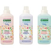 U Green Clean Baby Çamaşır Deterjanı Yumuşatıcı Leke Çıkarıcı Seti - 1