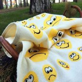 Saçaklı Mutfak El Havlusu 3lü Set Emoji 100 Pamuk - 3