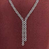 Sonsuzluk Tasarımlı Gümüş Bayan Set thumbnail 2