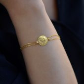 22 Ayar Reşat Çeyrek Altın Bileklik thumbnail 2