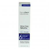 Dermaderm Mavi Saç Serumu Saç Güçlendirici Serum (Biotin Panthenol Vitamin E-Keratin) 125 ML - 3