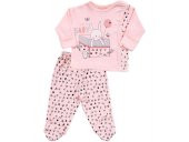 Kız Bebek 0-3 Ay Yenidoğan Kruvaze New Baby Patikli Kutuda Tavşan 2li Takım-15122 - 2