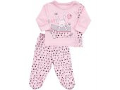 Kız Bebek 0-3 Ay Yenidoğan Kruvaze New Baby Patikli Kutuda Tavşan 2li Takım-15122 - 4