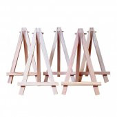 Ahşap Mini Şövale 12 cm 5 li set - 1
