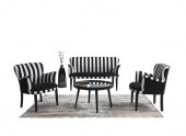 Zebra Çay Seti İkili Koltuk (Salon Balkon Cafe Ofis) - 5