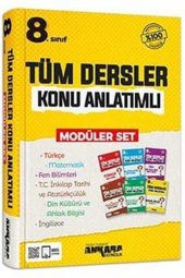 8. Sınıf LGS Tüm Dersler Konu Anlatımlı Modüler Set Ankara Yayıncılık - 1