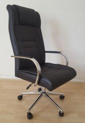 MAKAM SANDALYESİ LÜKS KROM AYAK thumbnail 1