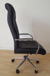 MAKAM SANDALYESİ LÜKS KROM AYAK thumbnail 4