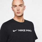 Nike Dri-FIT Erkek Siyah Kısakol Tişört - 3