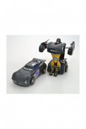 14 Cm Cars Şimşek Mcqueen Ve Jackson Storm Robota Dönüşen Araba - 3