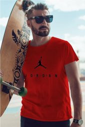 Air Jordan 10 Kırmızı NBA Erkek Tshirt - Tişört - 1