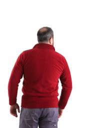 ESER - Fermuarlı Polar Mont - Bordo thumbnail 2