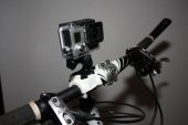 Gopro MTB Gidon Bağlantısı  Organik Plastikten Dekoratif Aparat - 1