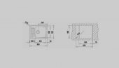 TEKA CLASSİC 1B ½ D 650.500 PASLANMAZ ÇELİK SOL EVYE - 2