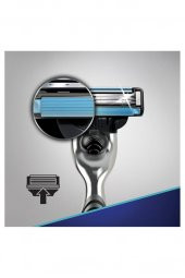 Gillette Mach3 Tıraş Makinesi + Yedek Tıraş Bıçağı 8Li + 2Li Tıraş Köpüğü Hassas 250 ml x 2 - 5