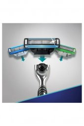 Gillette Mach3 Tıraş Makinesi + Yedek Tıraş Bıçağı 8Li + 2Li Tıraş Köpüğü Hassas 250 ml x 2 - 6