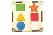 Küp Aktivite Tahtası Montesori Eğitici Oyuncak 19x19x19cm Busy Board - 7