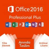 OFFİCE 2016 PRO PLUS DİGİTAL (RTL) LİSANS ANAHTARI 32&64 BİT UYUMLU - 1