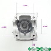 HSGL BUDAMA MOTORLU TESTERE 25 CC 2500 34mm  SİLİNDİR PİSTON TAKIM - 3