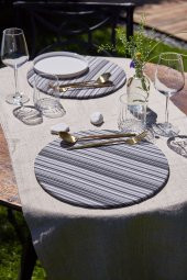 2li Modern Duck Keten Supla Amerikan Servis thumbnail 2